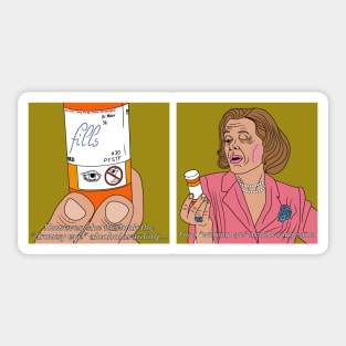 "Drowsy Eye" Lucille Sticker